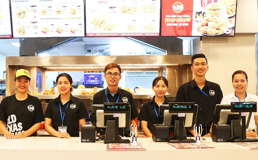 gia nhập đại gia đình Texas Chicken